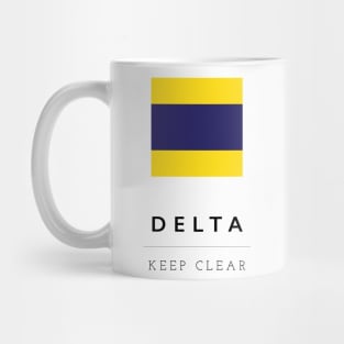 Delta: ICS Flag Semaphore Mug